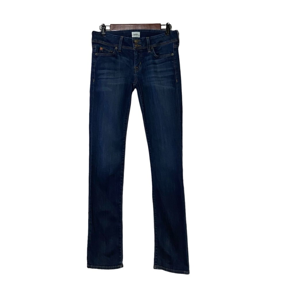 Hudson Women’s Ginny Straight Jeans Flap Back Pocket Women’s 27 Blue